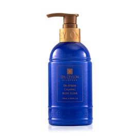 SPA CEYLON DE-STRESS Calming Body Elixir | Harmonizing & Hydrating Body cream | Stress Relief | Frankincense Aloe vera Body lotion| 100% Vegetarian | Suitable for all skin types | 250ml