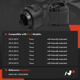 A-Premium 2 x Rear To Frame Sway Bar Bushing Kit, Compatible with Ford Focus 2012-2018, Naturally Aspirated