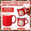 SiliFine 6 Pcs Christmas Mini Coffee Mugs Xmas Mini Coffee