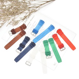 MyTime Natural Poly Urethane Replacement Watch Band Strap for Casio Mens G-Shock DW-5900 DW-6100 DW-6695 DW-6900 G-6900 GW-M5610 DW-5600E GW-6900 (J1-Semi Transparent White)