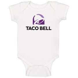 AlStyle Apparel Taco Bell American Favorite Fast Food Baby One Piece - 18 Months