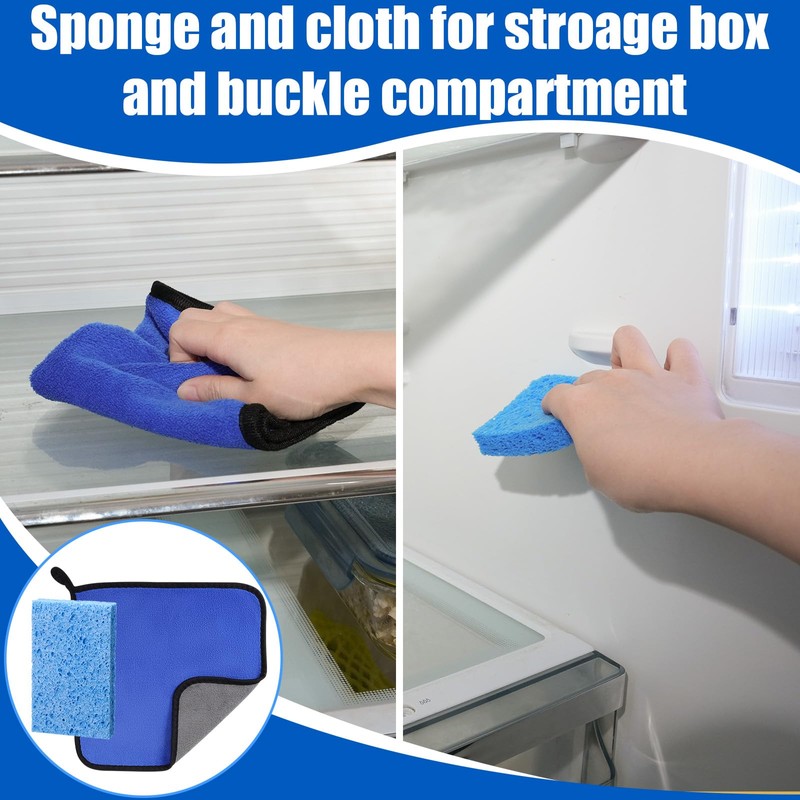 Palksky 6pcs Refrigerator Cleaning Brush, Fridge Cleaning Kit Set, Refrigerator