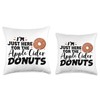 I'm Just Here For The Apple Cider Donuts Funny Apple