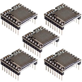 DFPlayer Mini MP3 Player Module MP3 Voice Module TF Card and USB Disk Pack of 5