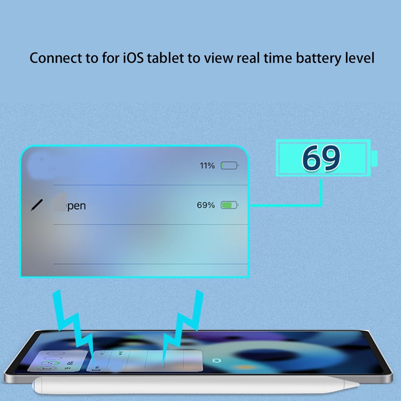 Tablet Stylus Magnetic Charging Bluetooth Stylus Pen with Tilt Sensitivity