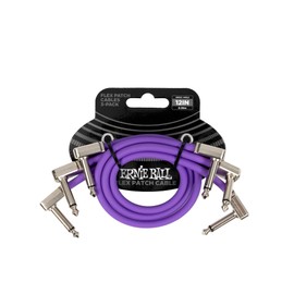 Ernie Ball Ernie Ball Flex Patch Cable 12in - Purple - 3 Pack