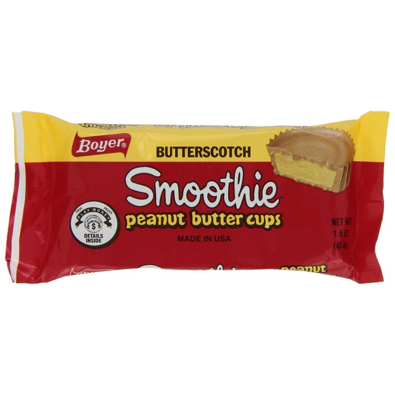 Boyer Candy Co Butterscotch Peanut Butter Smoothie Cup, 1.6 Ounce