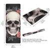 SDMKA Skull Yoga Mat for Women Men 71" x 26"
