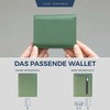 VON HEESEN® Wallets Men & Women, Green, Without coin compartment,