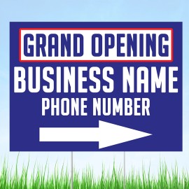 Unbranded/Generic Grand Opening Custom Yard Sign, Custom Business Sign