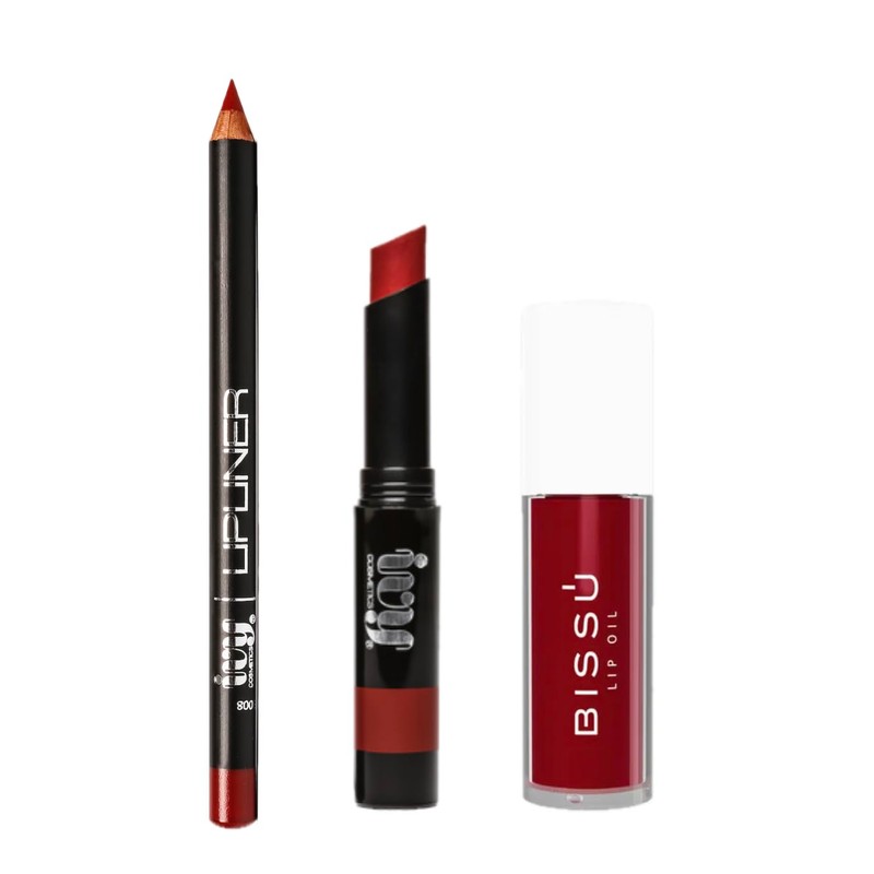 Set viral Lapiz Delineador y Labial Mate IVY + Lip