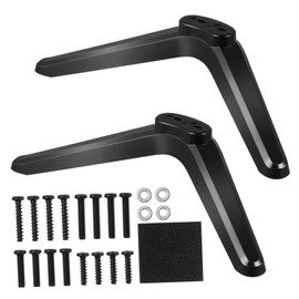 iplusmile 2Pcs Tv Stand Mount Brackets Easy Installation Tabletop Holder for Tvs Stable Support with Non Slip Base Pad No Drilling Required Tv Mounting