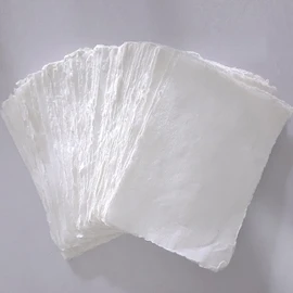 E-Tailor - Hojas sueltas de papel de algodón hechas a mano, 130 g/m², color blanco marfil (paquete de 1-5x7-20 hojas)
