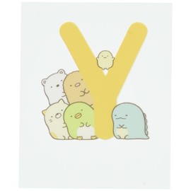 SGA-010 Sumikko Gurashi Heat Resistant Waterproof Sticker Alphabet Y (Wye) LAC Lark SANEI