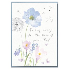 So Very Sorry for The Loss Of Your Dad. Beautiful, Heartfelt Sympathy Card