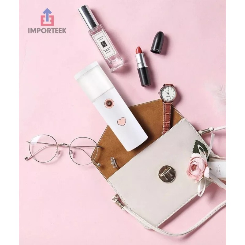 Importeek Difusor Humidificador Facial Sanitizante Recargable Portatil