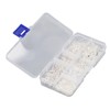 Earring Making Kit with Tweezers Ear Hooks Ear Pins Wax