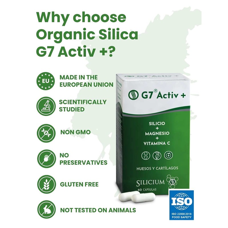 G7 Activ+ Enhanced Formula Silicon Supplement with Vitamin C and