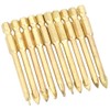 10pcs 8mm Carbide Hex Shank Triangle Spear Head Drill Bits