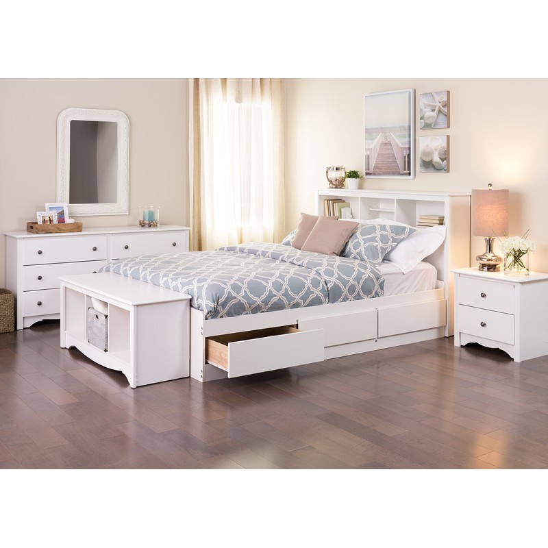 Sonoma 2-Drawer Nightstand, White