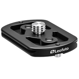 Leofoto 038079 P-PG1 Shoe Plate, Quick Release Plate for Head Head 2.3 inches (58 mm), Compatible with Head Mounting Screws 3/8"-16, Arca Switzerland, Aluminum