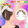 Rainbow Butterfly Flower Hair Clip Kit Crazy Hair Day