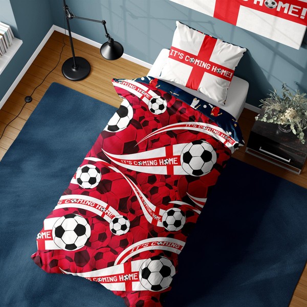 Its Coming Home Single Duvet Cover - England Football Design