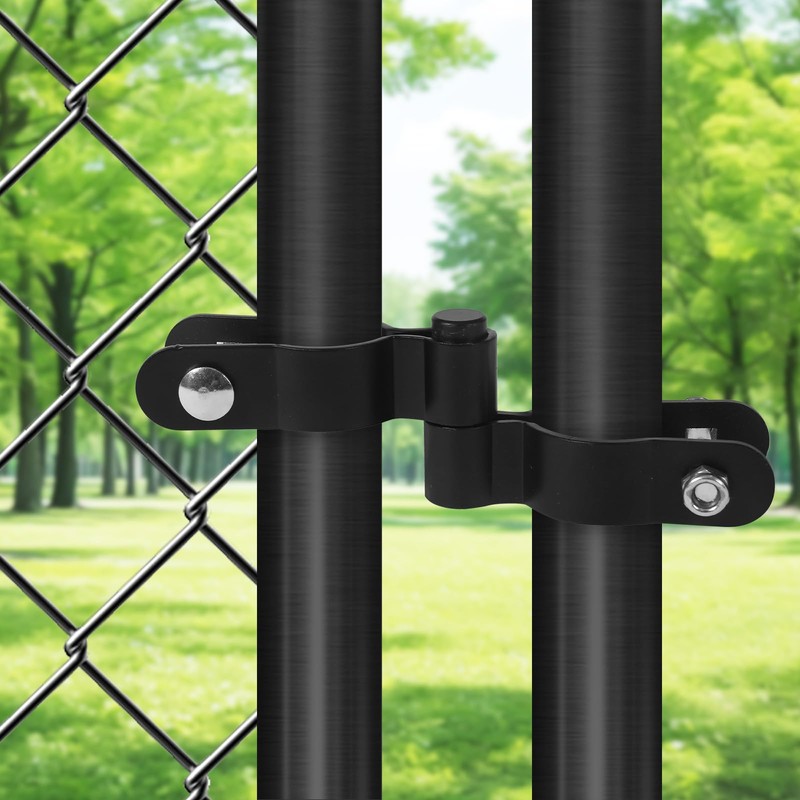 1-5/8'' Chain Link Fence Gate Post Hinge, 2 Pcs Gate