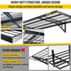Aecxm 2 Pack-1.64x4ft Wall Garage Storage Shelf, Adjustable Sliding Rail