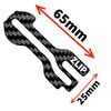 ZLIP® and Slide Shopping Trolley Remover Carbon with Key Ring,