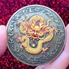 Chinese Holy Loong and Phoenix Good Luck Coin for Lottery