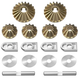 GLOBACT Steel Differential Gear Set for 1/7 6S Arrma Fireteam Felony Infraction Limitless Mojave 1/8 Kraton Typhon Notorious Outcast 6s Series Upgrade Replace ARRMA AR310436