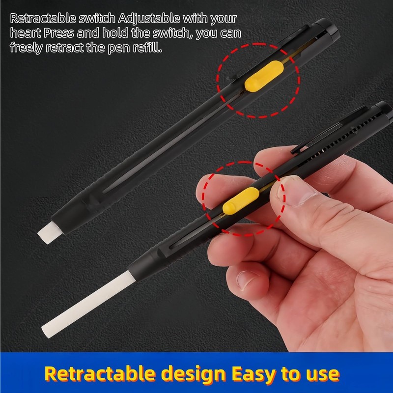 2pcs Heat Erasable Fabric Markers for Sewing with 20 Replacement