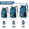 4Monster Outdoor Folding Backpack, blue, 32 l