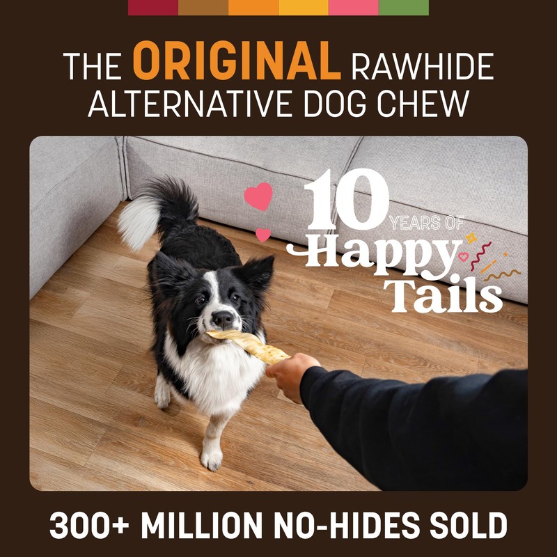 Earth Animal No Hide Strips - Natural Rawhide Free Dog