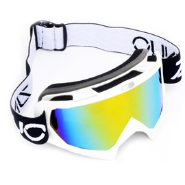 ZJNUO ATV Goggles Motorcycle Goggles Dirt Bike Goggles Off Road Motorbike Motocross Riding Racing MX UTV Goggles Windproof Dustproof Scratch Resistant Glasses for Adults Men Women and Youth