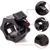 Snowlets Barbell Clamp 50mm, Olympic Bar Clip, Locking 50mm Barbell