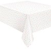 Unique 22543 Plastic Tablecloth-2.13 m x 1.37 m-Dots & Stars