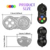 2Pcs Fidget Pad with 8 Fidget Functions, Portable Stress Reliever