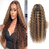 Xojao Highlight Water Wave HD Lace Front Wigs Human Hair