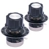 Taiss / 2pcs RV24YN20S Single Turn Carbon Film Rotary Taper