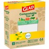 Glad Trash Bags, Kitchen Compost Bags 2.6 Gallon Garbage Bags,