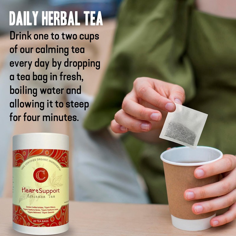 Dr. Cowan’s Garden Organic Ashitaba Hibiscus Tea, 20 Tea Bags