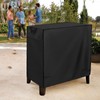 Patio Cooler Cart Cover, Fits for Most 80-100 Quart Rolling