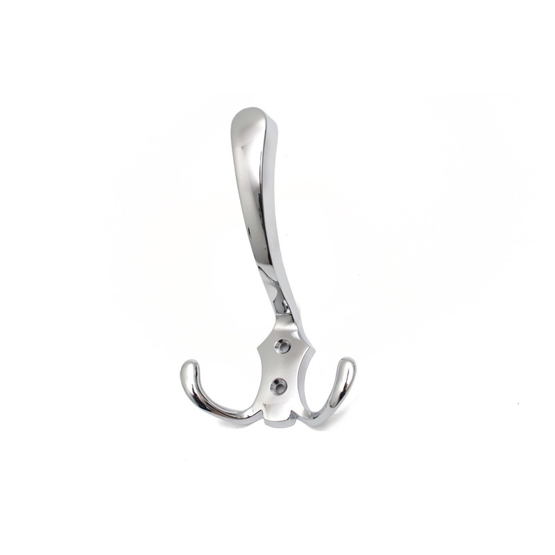 1 x Triple Hat Coat Hanger Hook Door Wall Bath