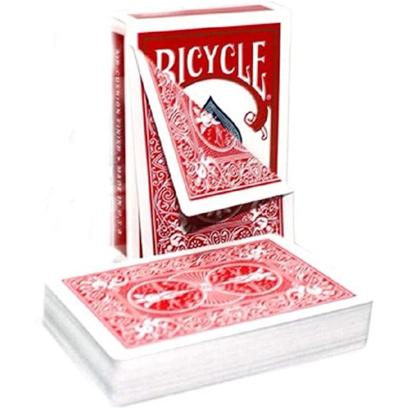 25 Red-Red 25 Blue-Blue Bicycle Double Back Magic Playing Cards