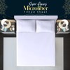 Sunshine Comforts Microfiber Fitted Sheets Breathable, Anti Wrinkle 26cm Deep