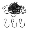Rierdge Metal Small S Hook Black Hanging Hooks S Shaped