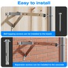 SS304 Antenna Wall Mount 16 Inch Tall Heavy-Duty Stand Off