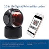 Symcode 1D 2D QR Desktop Barcode Scanner, Omnidirectional Hands-Free Automatic